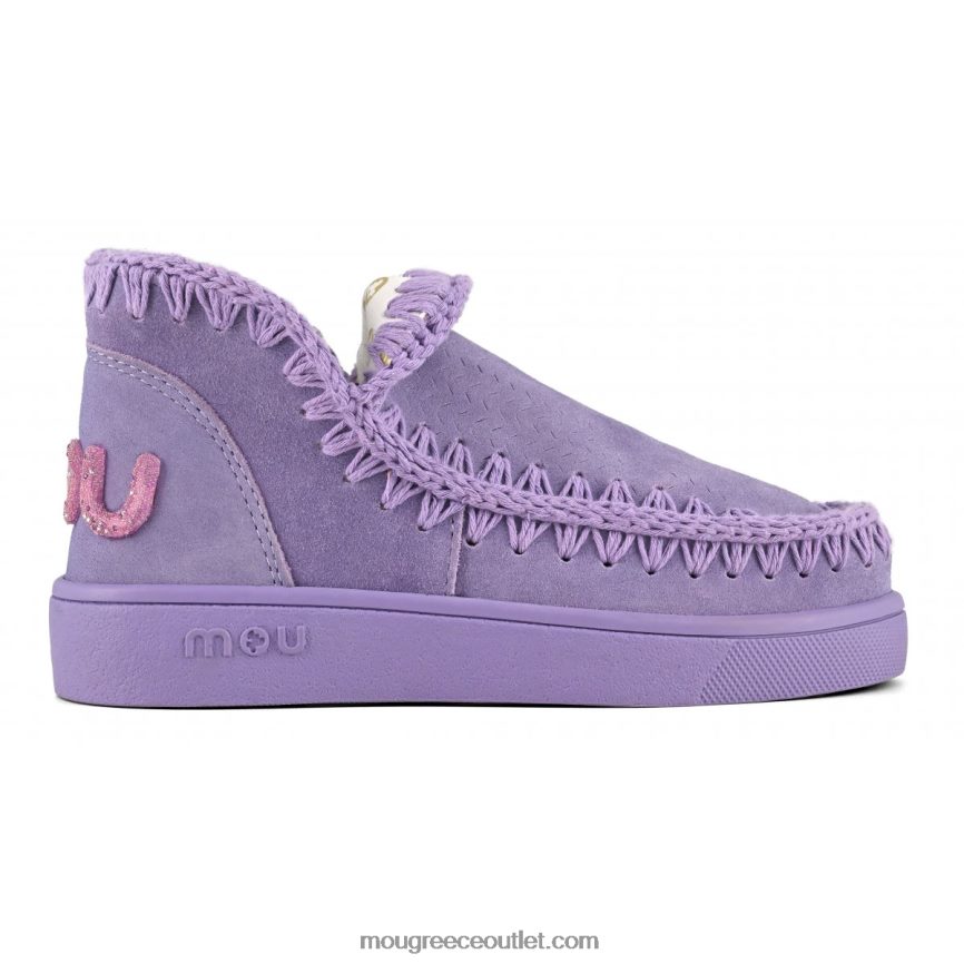 γρ Mou γυναίκες μονόχρωμο γκλίτερ αθλητικό λογότυπο γλυκίνη 4820DN34