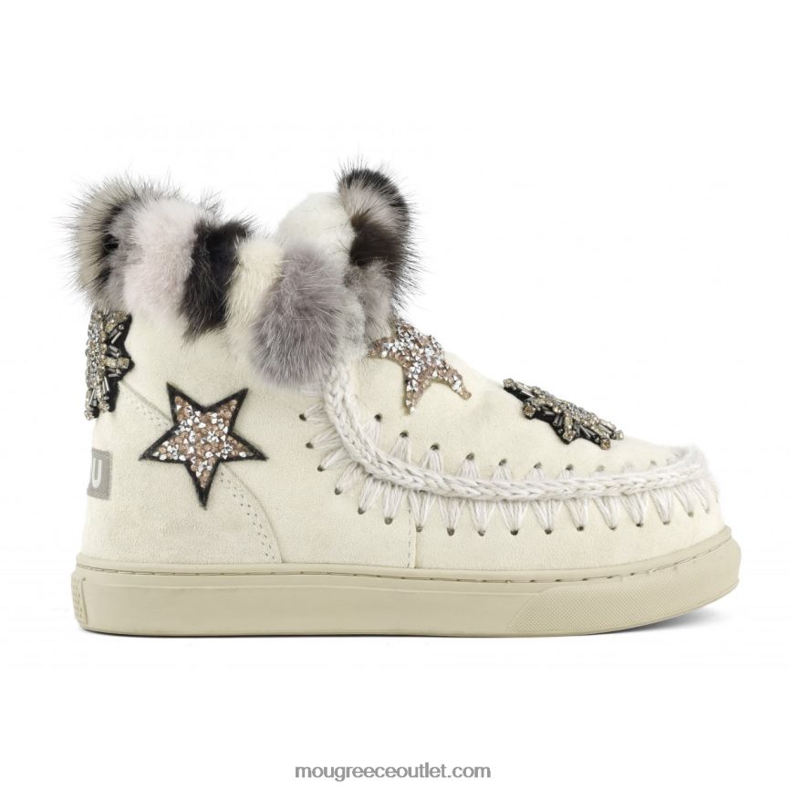 γρ Mou γυναίκες μπαλώματα αστεριών για αθλητικά παπούτσια εσκιμώων βανίλια 4820DN653