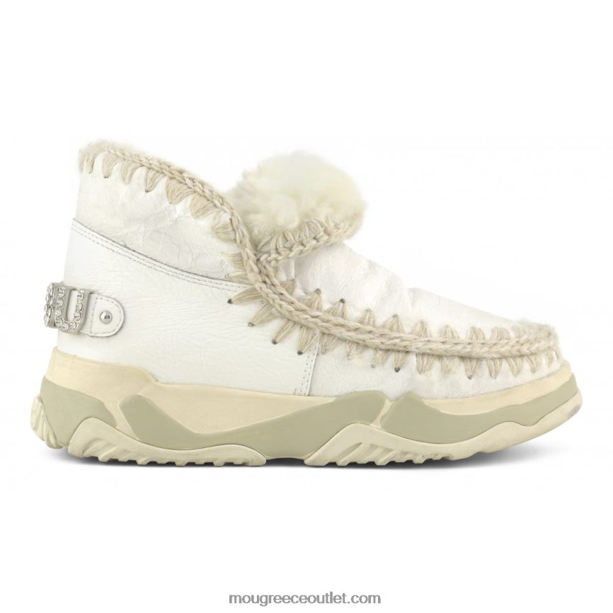 γρ Mou γυναίκες στρας γυμναστηρίου εσκιμώων κερί λευκό 4820DN693