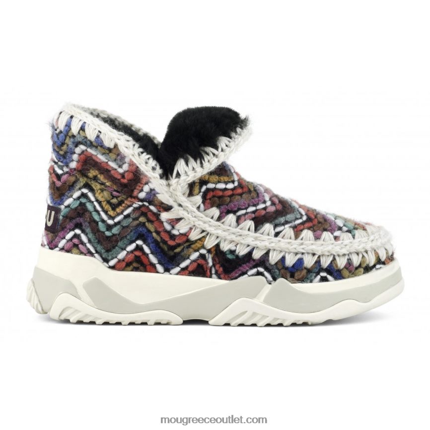 γρ Mou γυναίκες μαλλί εκπαιδευτή εσκιμώων μαλλί μίγμα ροζ 4820DN700