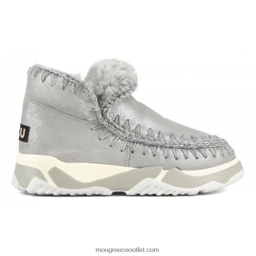 γρ Mou γυναίκες προπονητής Εσκιμώων microglitter ασημί 4820DN692