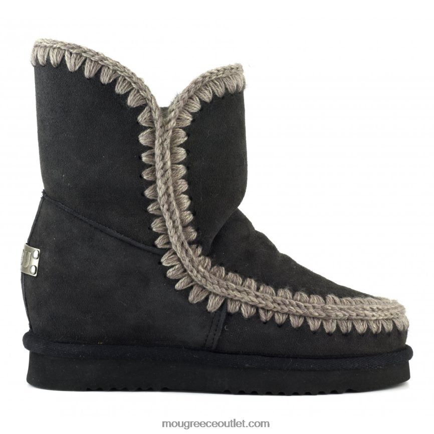 γρ Mou γυναίκες Εσκιμώος εσωτερική σφήνα κοντή κατάμαυρο 4820DN553