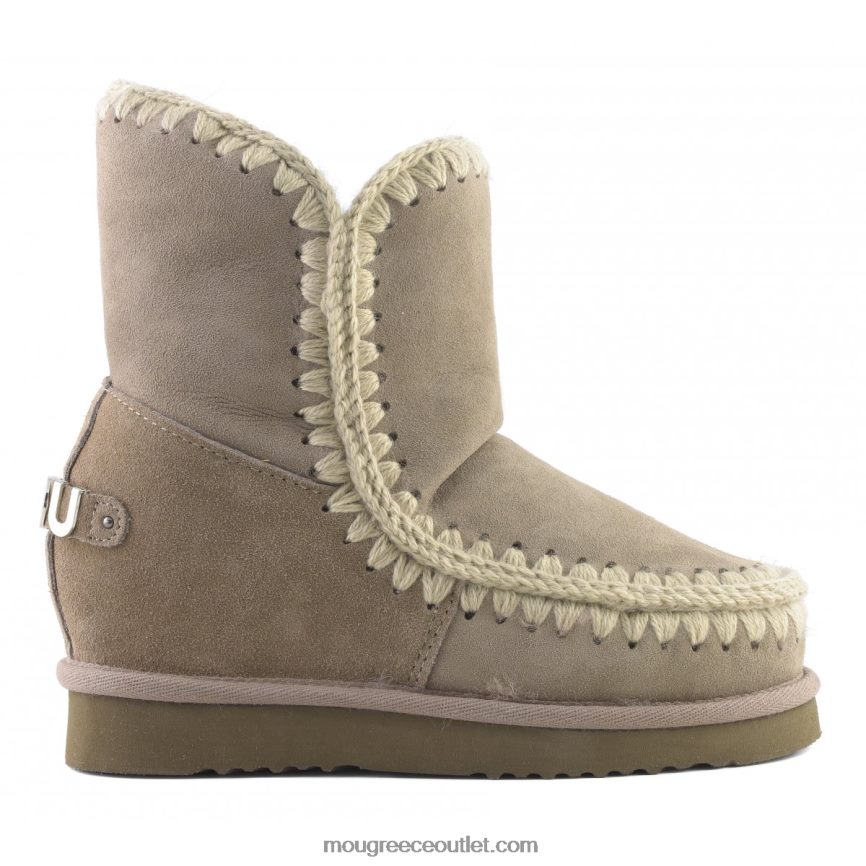 γρ Mou γυναίκες εσωτερική σφήνα κοντό μεταλλικό λογότυπο ελέφαντας γκρι 4820DN559