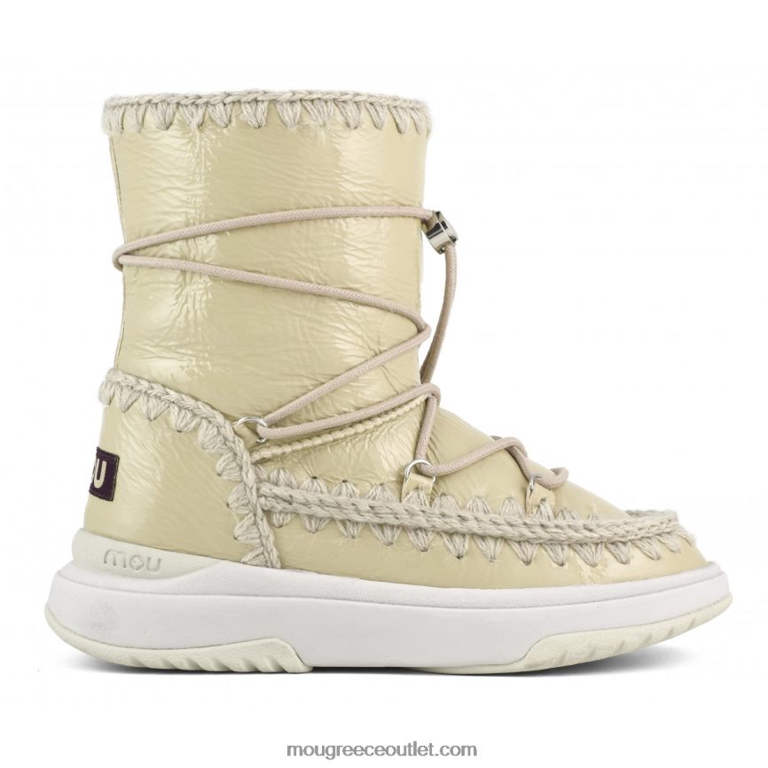 γρ Mou γυναίκες jogger snowboot κοντό άμμος πατέντας 4820DN374