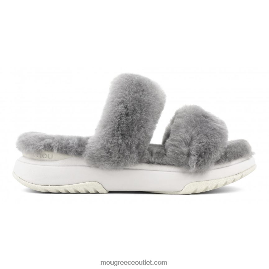 γρ Mou γυναίκες τζόγκερ παντόφλα ανοιχτό γκρι 4820DN506