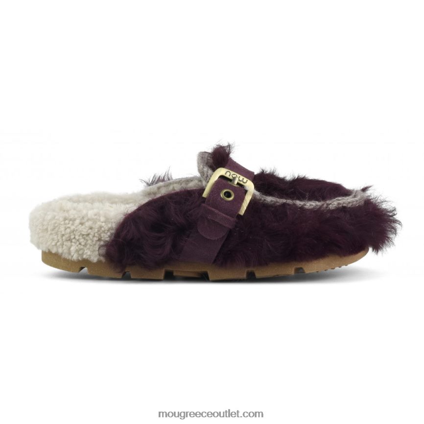 γρ Mou γυναίκες χειμερινή βιο checkiang πόρπη μπορντό 4820DN426