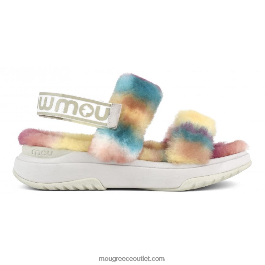 γρ Mou γυναίκες λουράκι πλάτης παντόφλα jogger ανακατεύουμε πράσινο 4820DN514