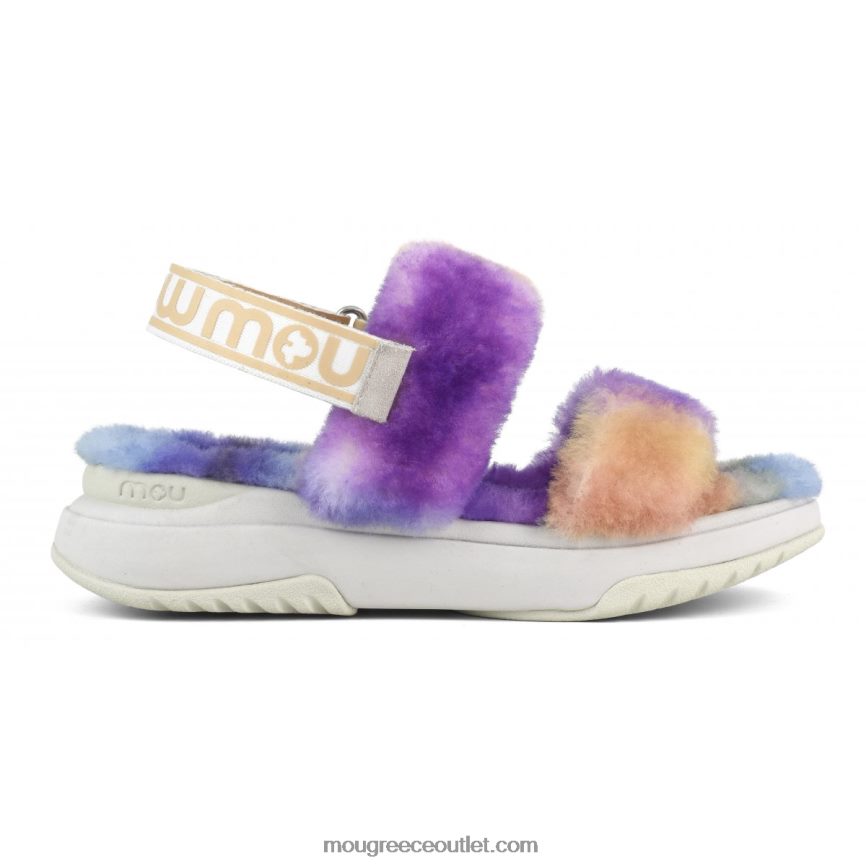 γρ Mou γυναίκες λουράκι πλάτης παντόφλα jogger ανακατέψτε το μωβ 4820DN515