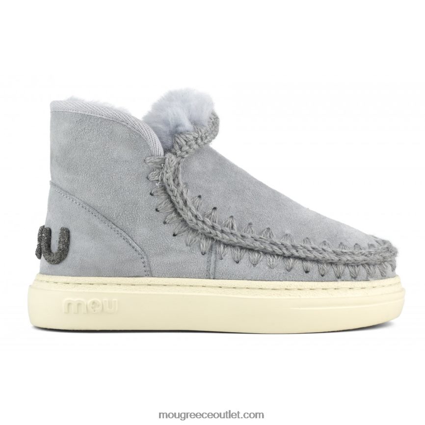 γρ Mou γυναίκες Έσκιμο πάνινα παπούτσια με έντονο γκλίτερ λογότυπο παγωμένη θάλασσα 4820DN736