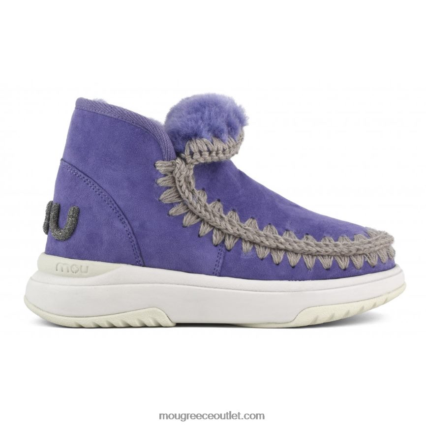 γρ Mou γυναίκες Εσκιμώος jogger λογότυπο γκλίτερ λυκόφως μωβ 4820DN764