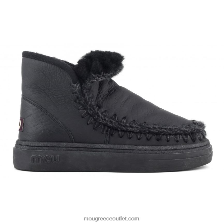 γρ Mou γυναίκες sneaker eskimo bold 743 nubuck μαύρο 4820DN748