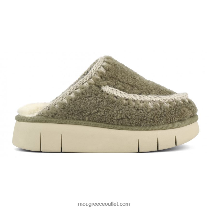 γρ Mou γυναίκες αναπήδηση clog σγουρό δέρμα προβάτου μιλιά 4820DN527