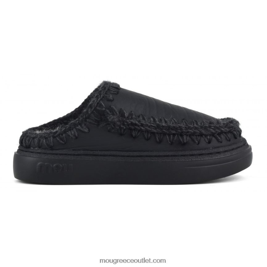 γρ Mou γυναίκες τολμηρό τσόκαμα εσκιμώων nubuck μαύρο 4820DN521