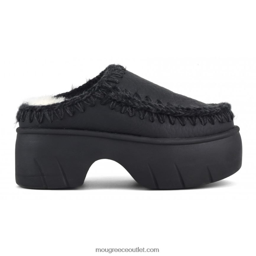 γρ Mou γυναίκες τσόκαρα εσκιμώων συστροφή nubuck μαύρο 4820DN524