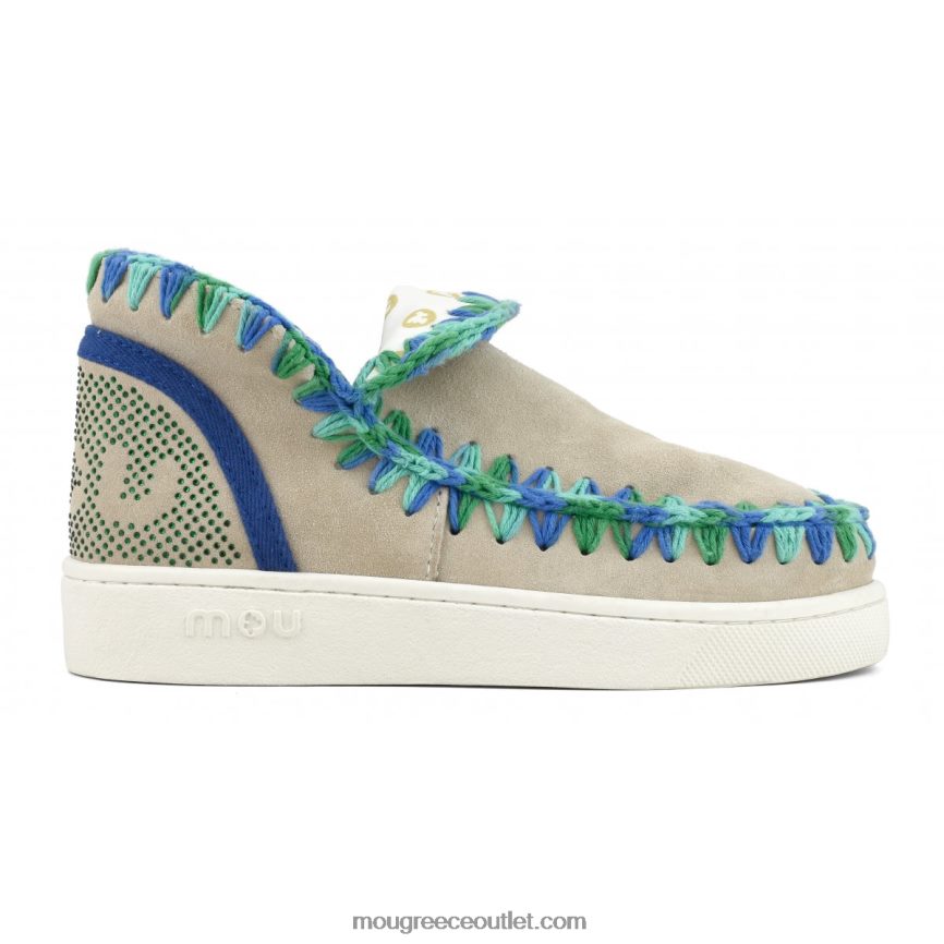 γρ Mou γυναίκες sneaker καλοκαιρινής ραφής εσκιμώων κιμωλία 4820DN43