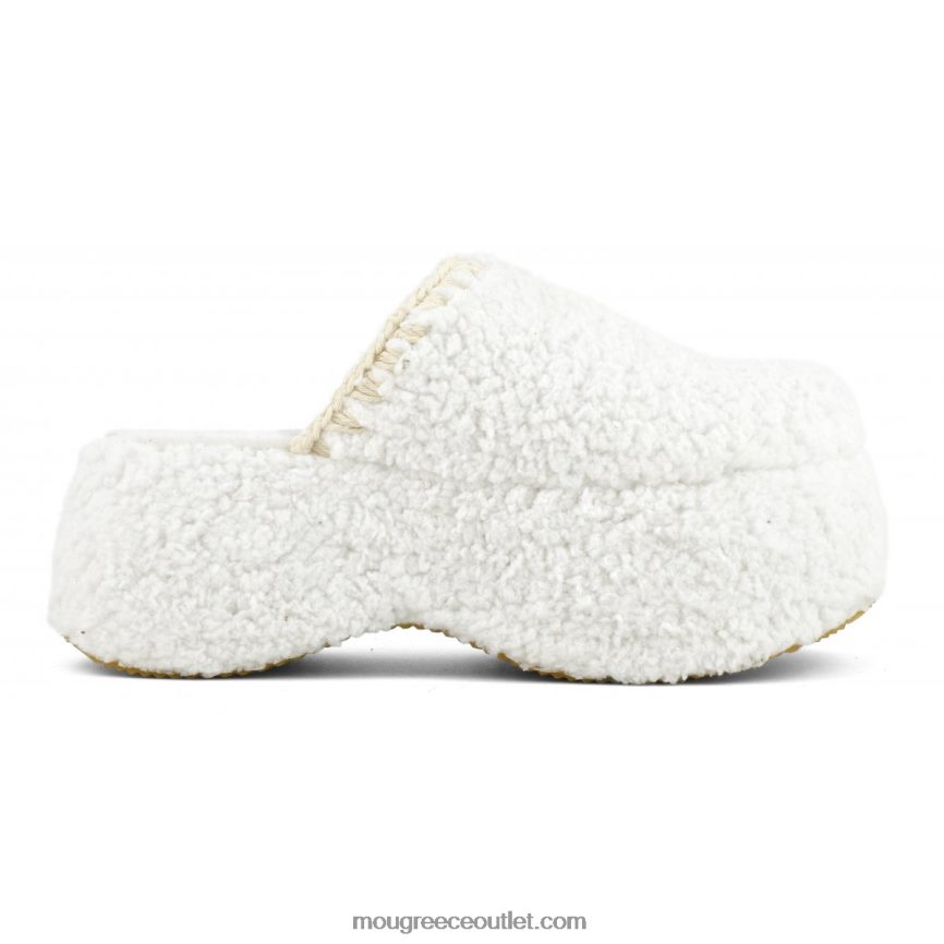 γρ Mou γυναίκες χοντρή γούνα σερπά πλατφόρμας άσπρο 4820DN141