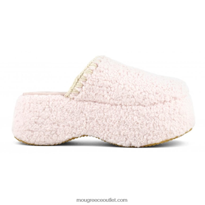 γρ Mou γυναίκες χοντρή γούνα σερπά πλατφόρμας ροζ 4820DN142