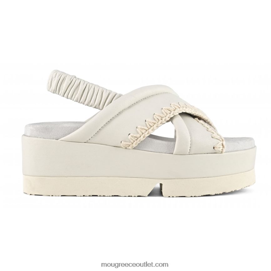 γρ Mou γυναίκες ιαπωνικό κρις σταυρωτό επάνω μέρος άσπρο 4820DN194