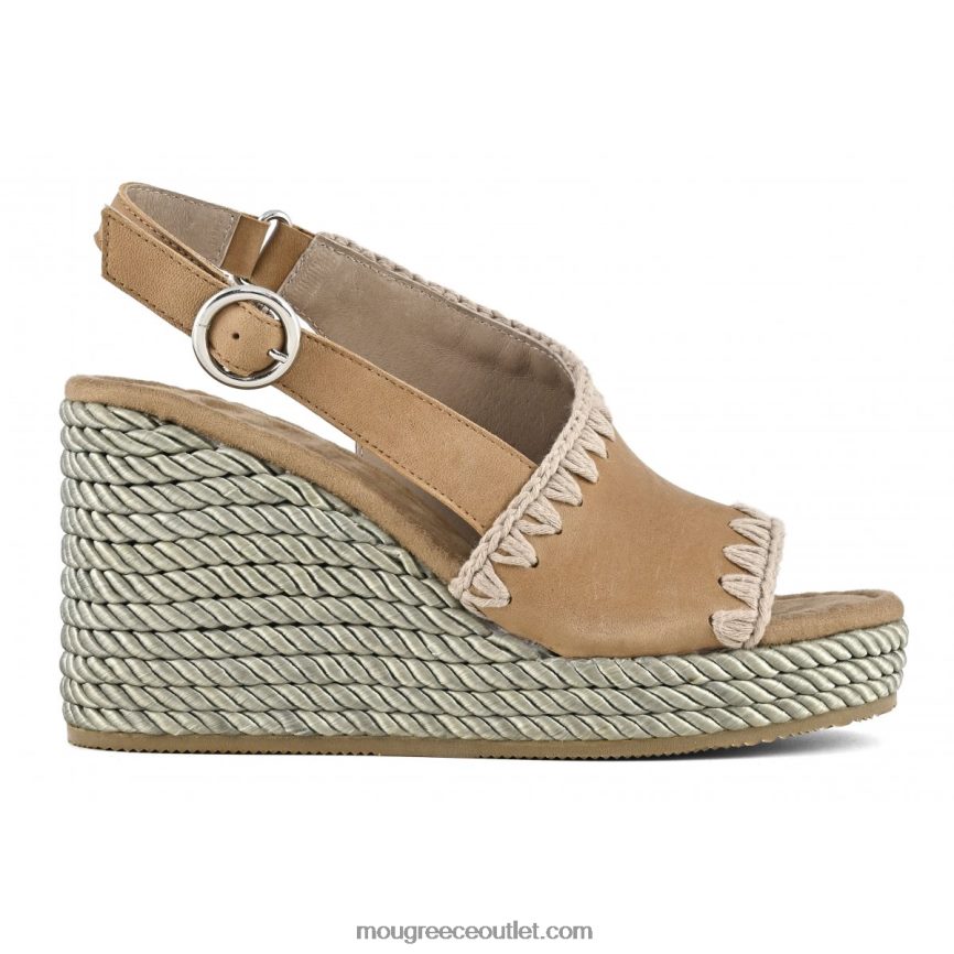 γρ Mou γυναίκες σφήνα σχοινιού cuoio 4820DN204