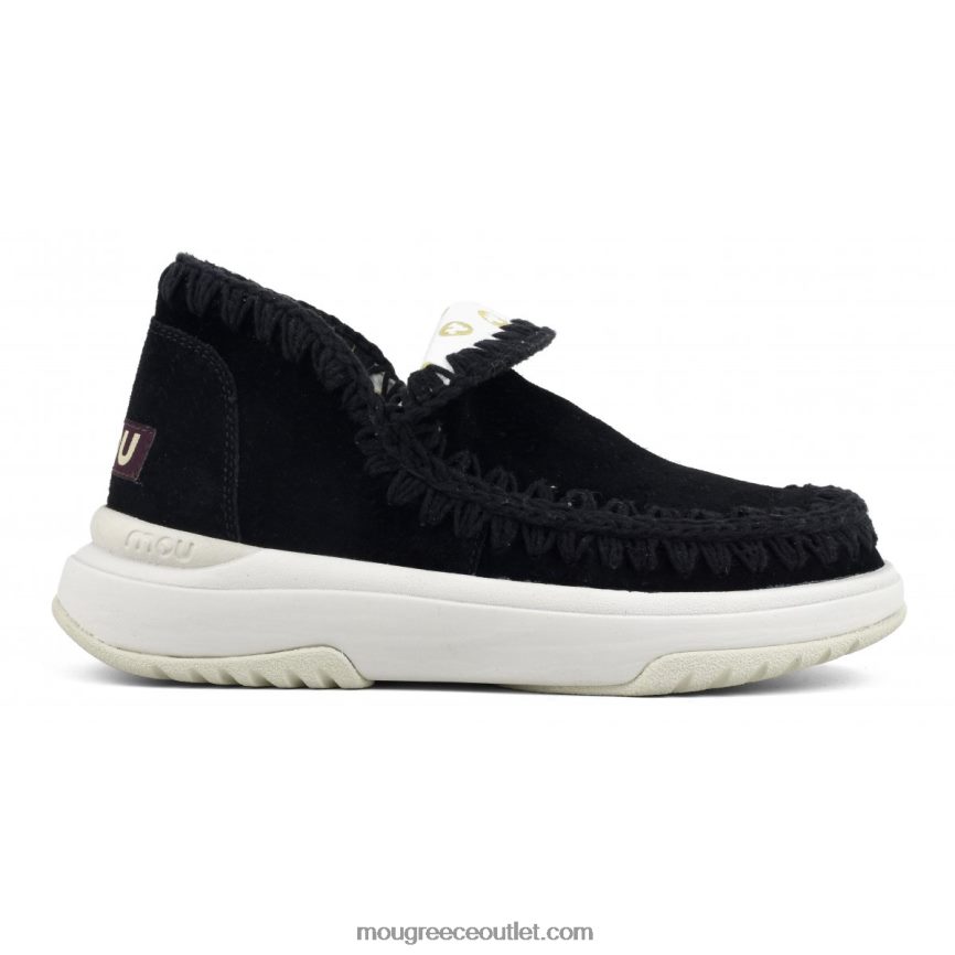 γρ Mou γυναίκες τζόγκερ σουέτ μαύρος 4820DN101