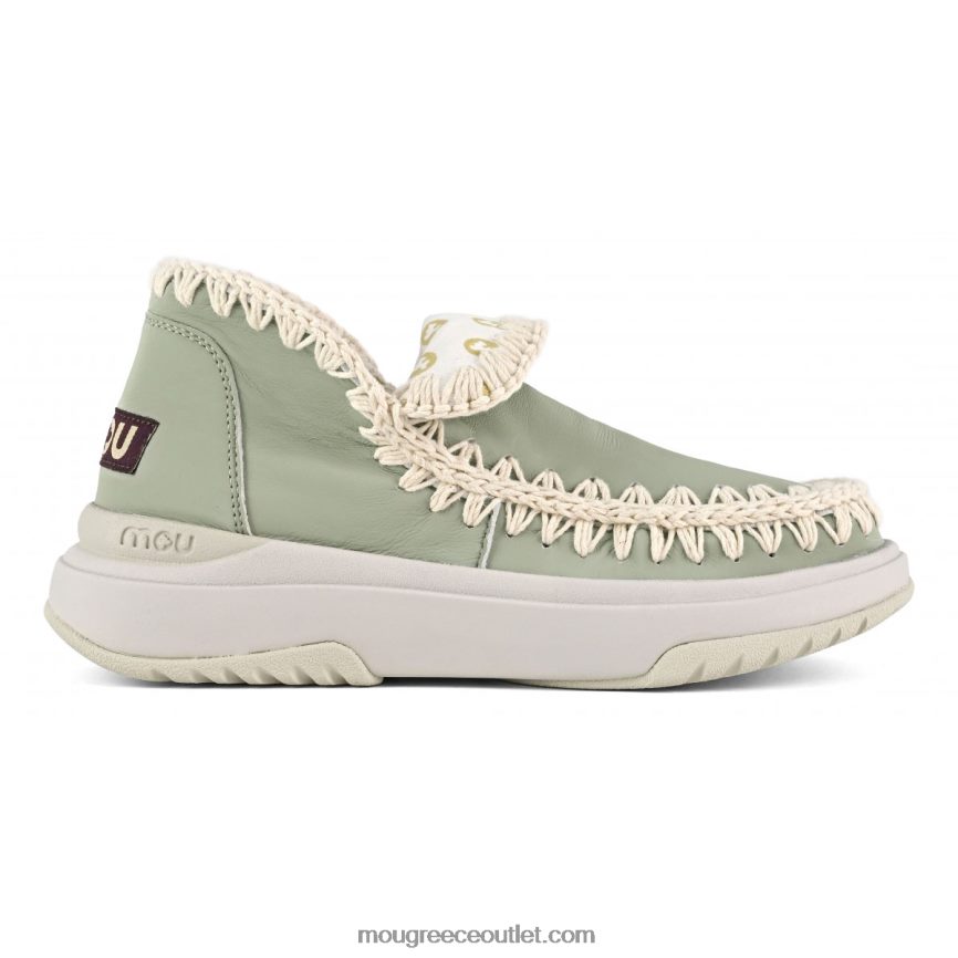 γρ Mou γυναίκες τζόγκερ απλό δέρμα καλοκαιρινό φασκόμηλο 4820DN106