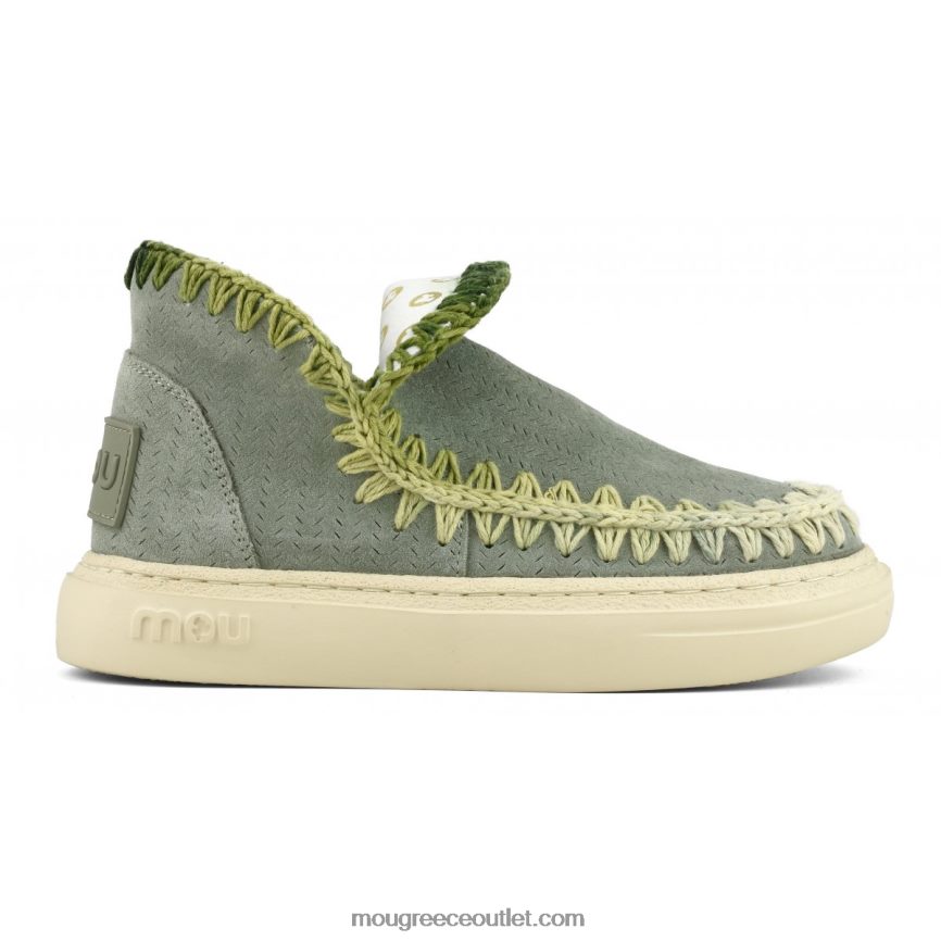 γρ Mou γυναίκες τολμηρή υποβαθμισμένη ραφή παπουτσιών καλοκαιρινό φασκόμηλο 4820DN91