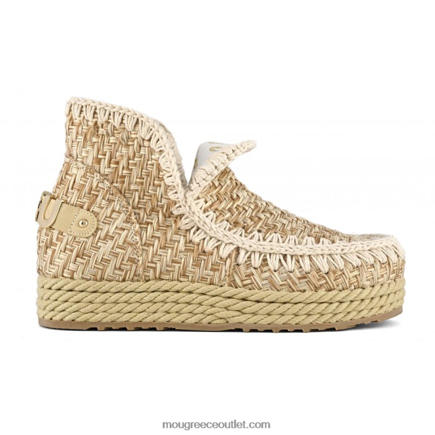 γρ Mou γυναίκες ύφασμα εσκιμώος 18 γιούτας φυσικός 4820DN108