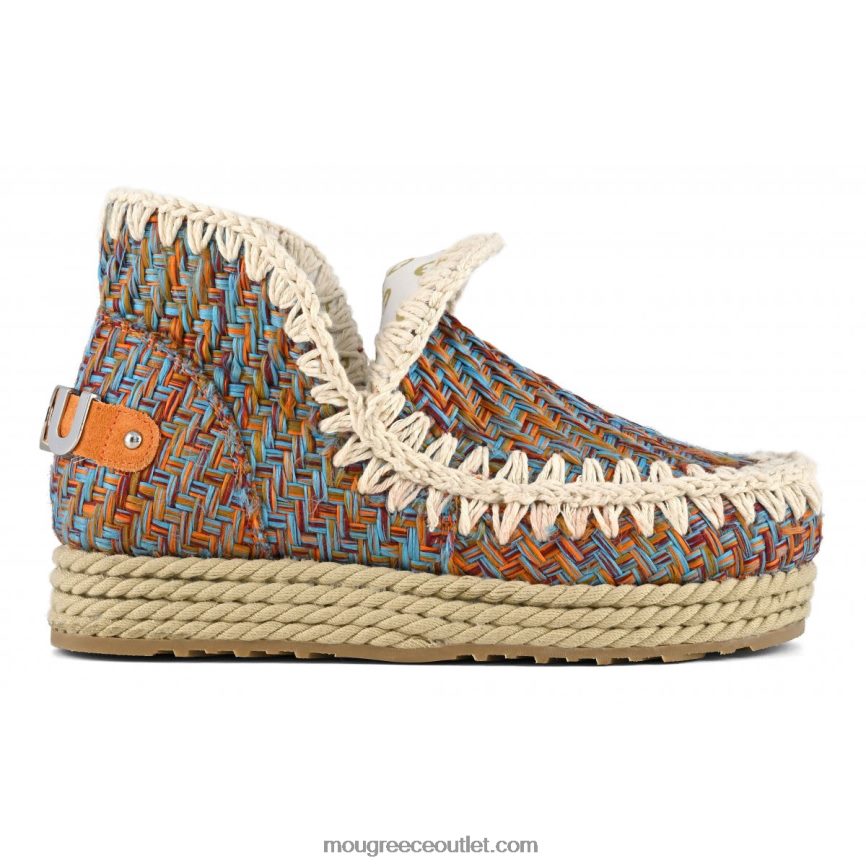 γρ Mou γυναίκες ύφασμα εσκιμώος 18 γιούτας πολύχρωμο 4820DN109