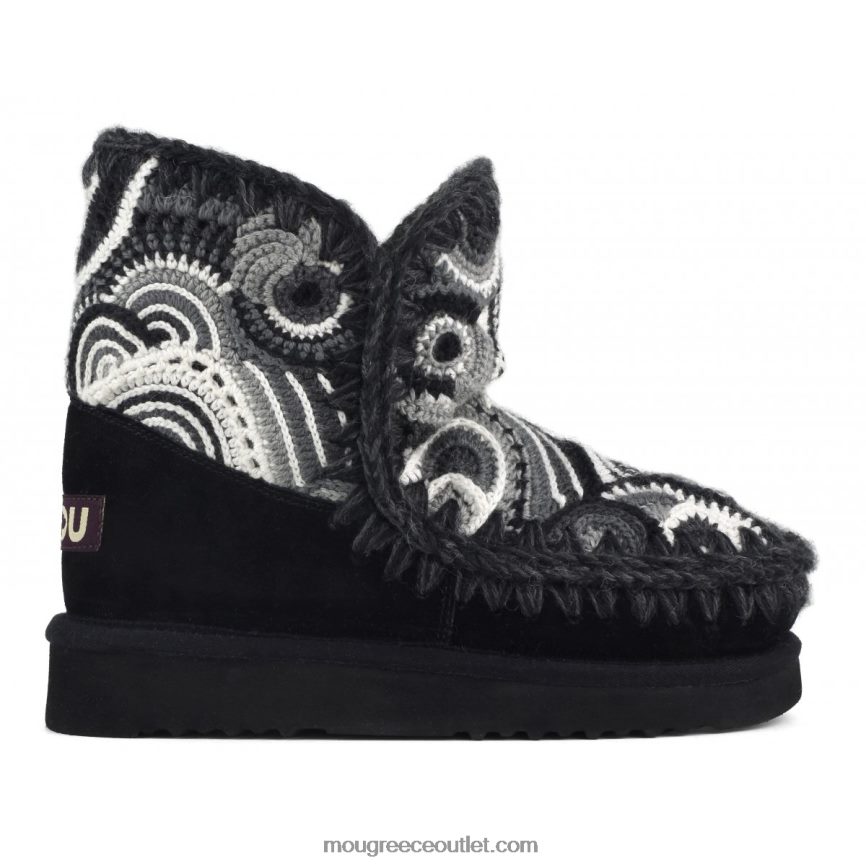 γρ Mou γυναίκες κροσέ εσκιμώος 18 μαύρος 4820DN400