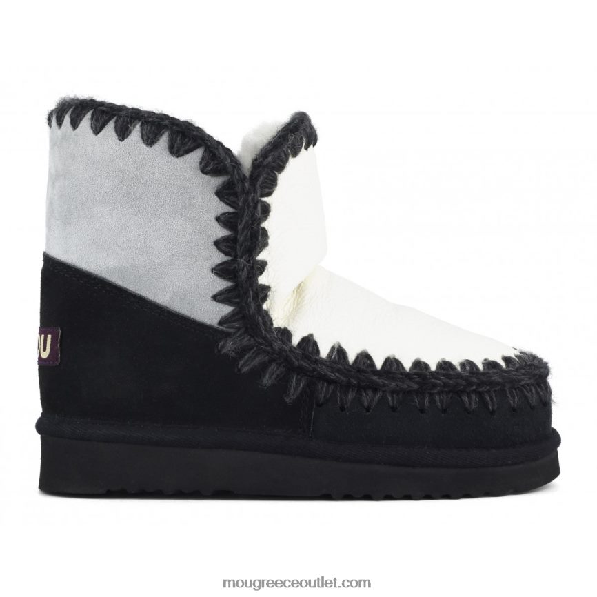 γρ Mou γυναίκες μπλοκ χρώματος eskimo 18 παγωμένη θάλασσα και μείγμα μαύρου λευκού 4820DN323