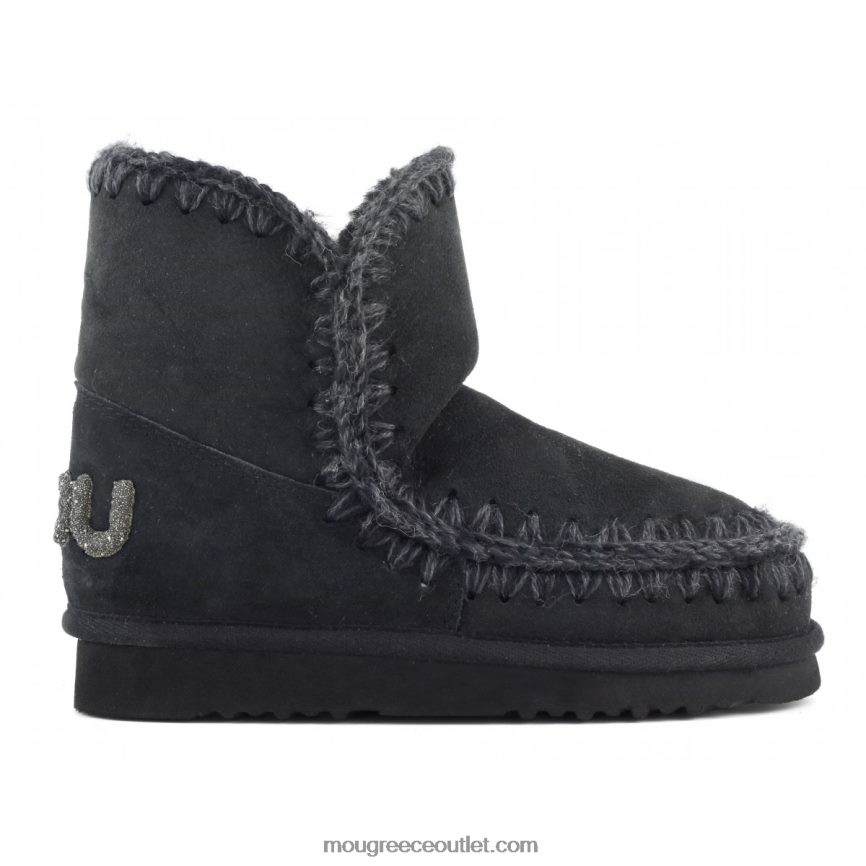 γρ Mou γυναίκες λογότυπο eskimo 18 glitter μαύρος 4820DN232