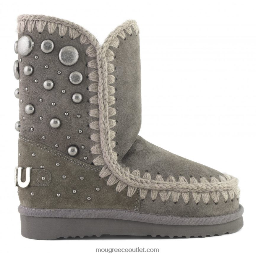 γρ Mou γυναίκες Εσκιμώος 24 πίσω καρφιά μεγάλο λογότυπο ξυλάνθρακας 4820DN397