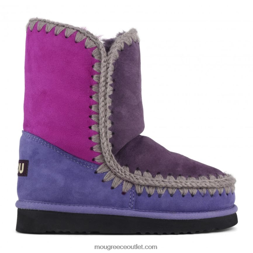 γρ Mou γυναίκες μπλοκ χρώματος eskimo 24 μίγμα κυκλαμίνης/μωβ 4820DN301