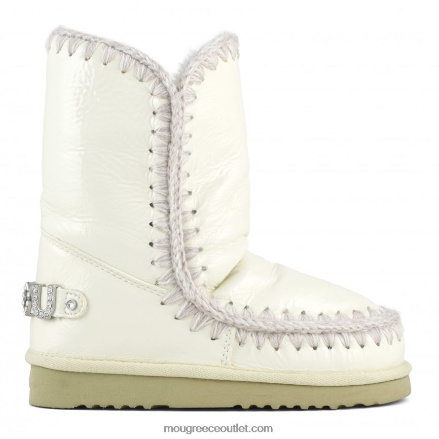 γρ Mou γυναίκες eskimo 24 με λογότυπο στρας ασπρόμαυρο 4820DN319