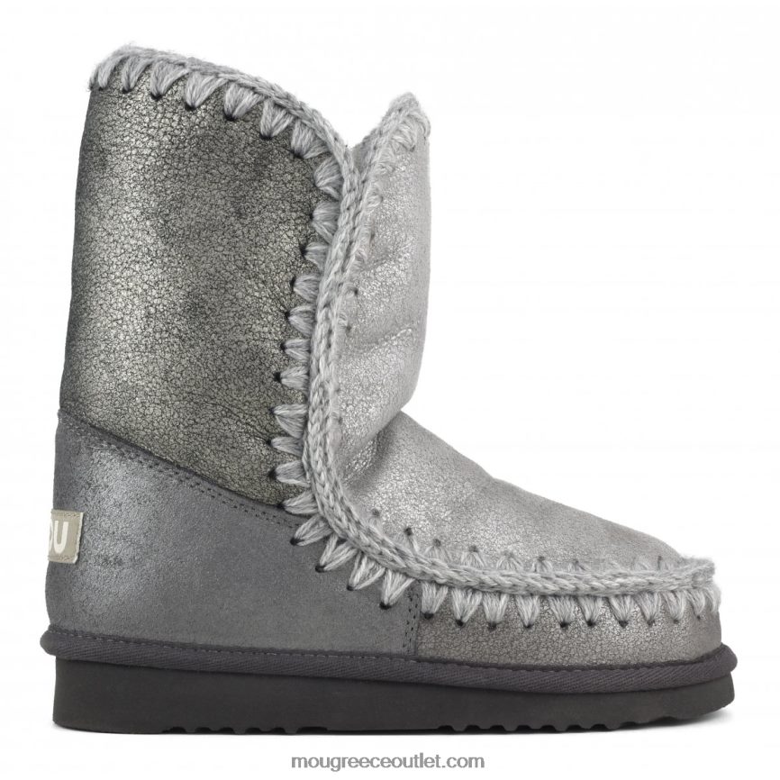 γρ Mou γυναίκες μπλοκ χρώματος eskimo 24 σκόνη μαύρο/ασημί μείγμα 4820DN334