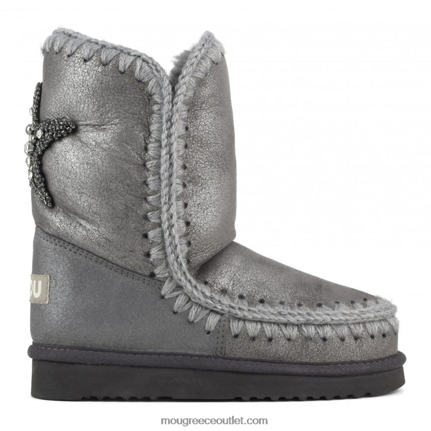 γρ Mou γυναίκες eskimo 24 back star patch σίδερο σκόνης 4820DN367