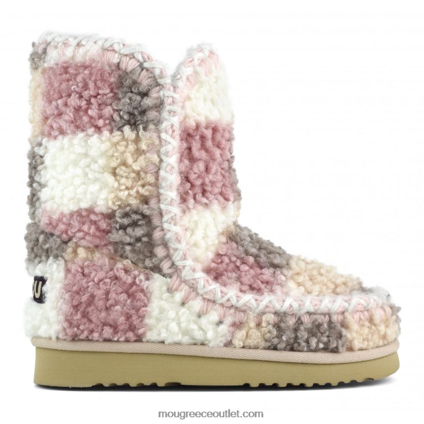 γρ Mou γυναίκες teddy fleece eskimo 24 tartan το teddy ελέγχει γυμνό 4820DN321