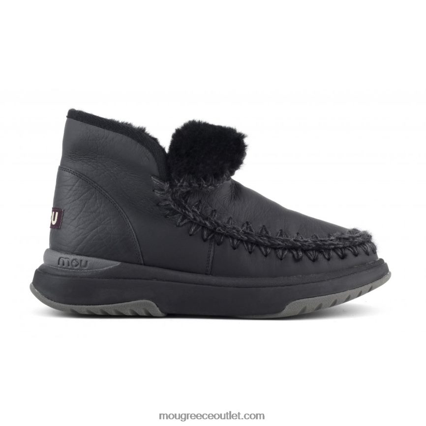 γρ Mou άνδρες τζόγκερ εσκιμώος nubuck μαύρο 4820DN769