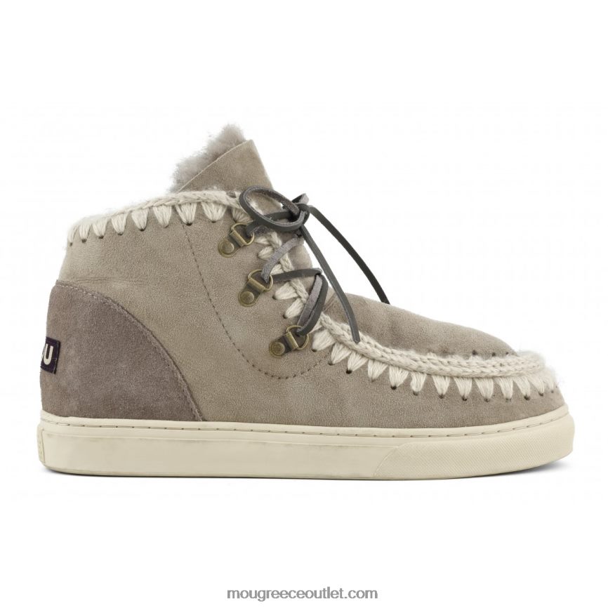 γρ Mou άνδρες sneaker eskimo κορδόνι ελέφαντας γκρι 4820DN773