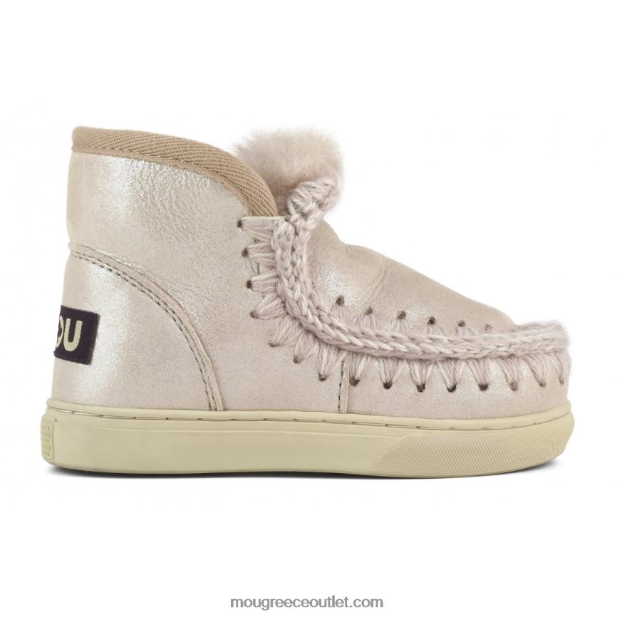 γρ Mou παιδιά sneaker εσκιμώων ροζ μπεζ 4820DN799